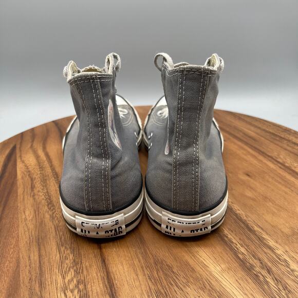 Converse All Star Chuck Taylor Shoes Womens 7.5 Gray Hi Top Casual Skate Sneaker - Picture 4 of 8